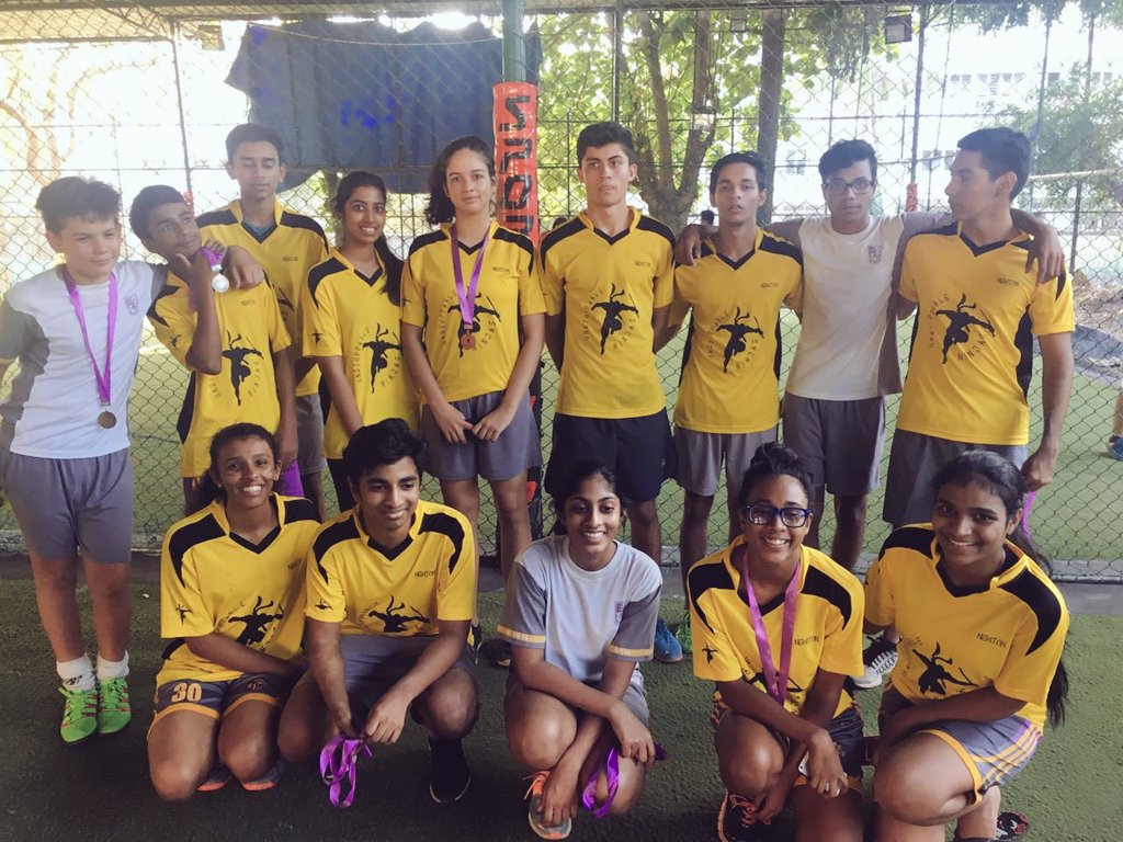 BSC_Newton's tweet photo. Throwback to #Interhousefootball last week. Eagerly awaiting the results at today's assembly. #GoNewton #Ninjas https://t.co/f4HLJT0zTP
