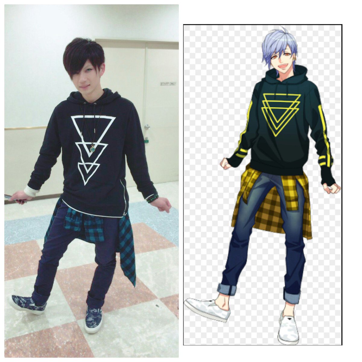 Shin En Twitter みんなからa3 の斑鳩三角くんの件かなり驚かれw味をしめたので 大人気キャラに便乗しますw グリーンしか持って無かった A3 エースリー 斑鳩三角 三角 さんかく Vellsona