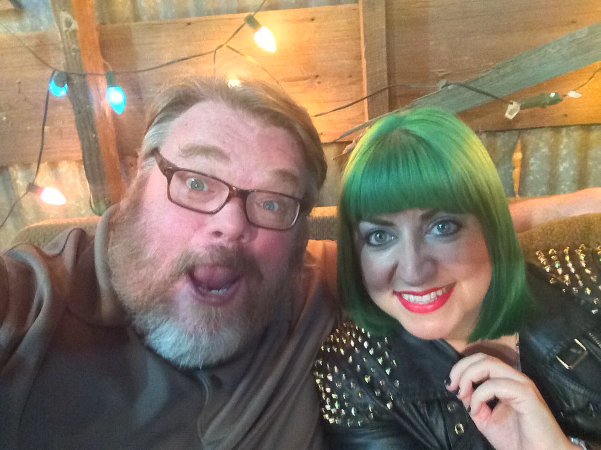 MichaelBrown's tweet image. .@funnygirlglaze and me on @spookytalkshow!