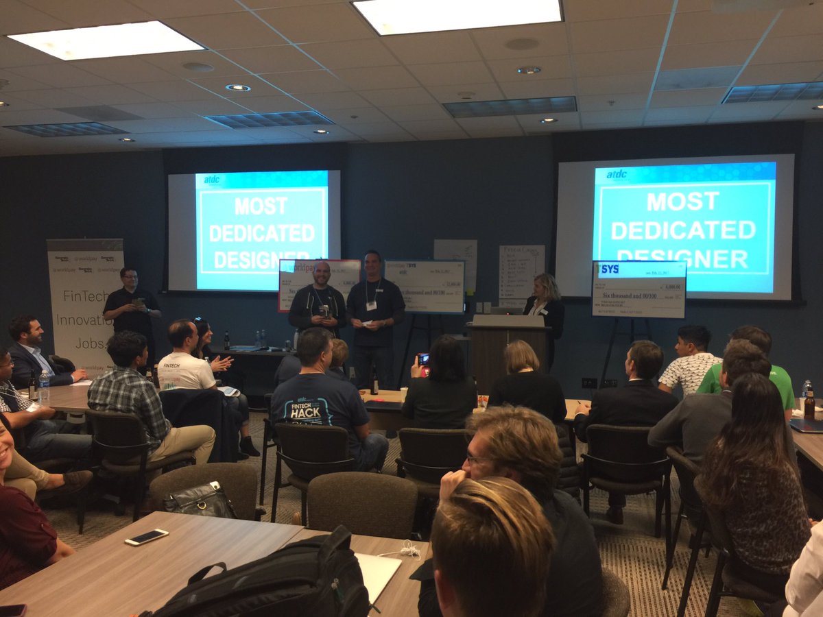 atdc's tweet image. Most dedicated designer Can I Go #FinTechHack @atdc
