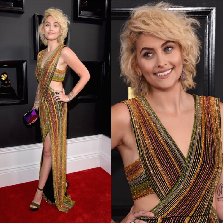 fucxtrendz's tweet image. A Little #GRAMMYs fashion. @ParisJackson looking FAB!!! #grammys2017 #fashion #style #fashionblogger #fbloggers #BloggingGals #slayed