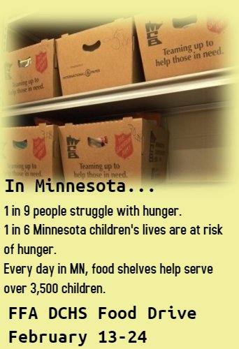 dc__ffa's tweet photo. The annual FFA Food Drive starts TOMORROW! Share this post to spread the word! https://t.co/QTweb1pZeU