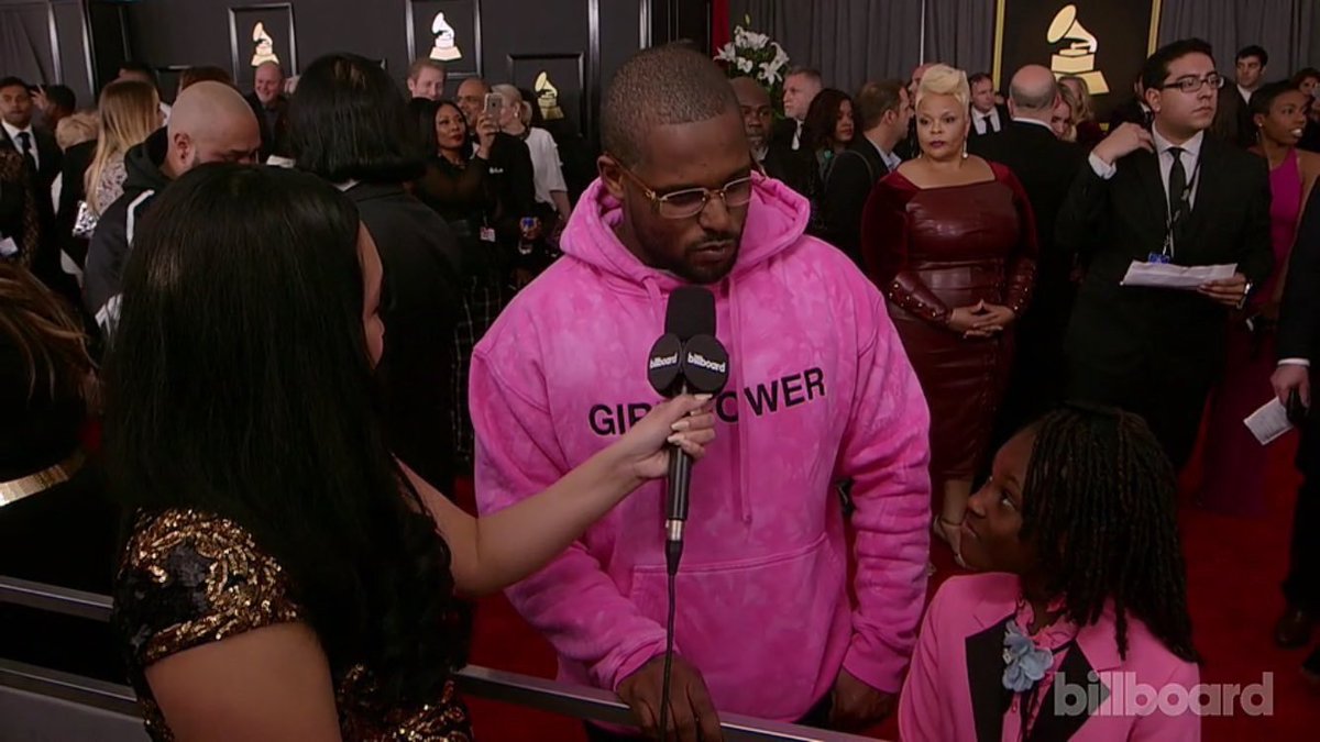 theUcollective's tweet photo. Schoolboy Q and his daughter at the #Grammys https://t.co/2I9Y9God9H