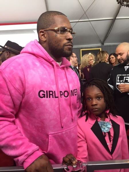 Grammys 2017: Schoolboy Q and Daughter on Red Carpet Photos