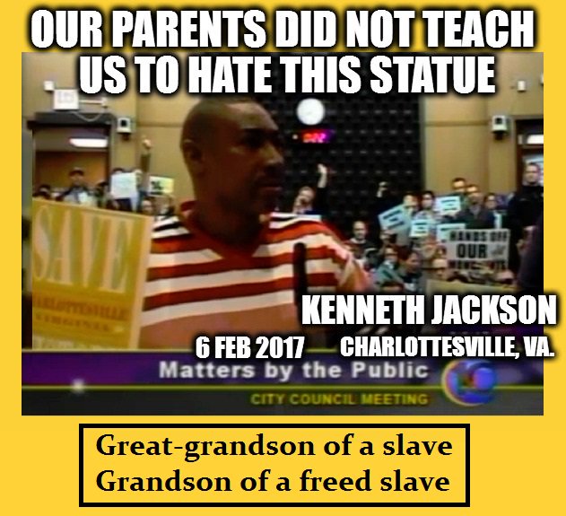 MaeveMagdalen's tweet photo. #KennethJackson pled for Saving the #RobertELee statue in #CharlottesvilleVA
He was DISGUSTED by the process
#WesBellamy called him POPS https://t.co/wgfusb2Bz9