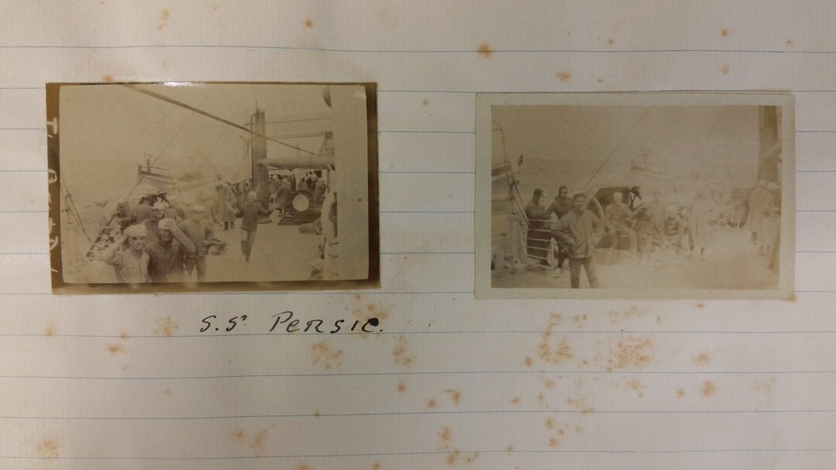 austhistomuseum's tweet photo. This is one of the many images found within Warrant Officer Falconer's diary of the SS Persie.
@austhistomuseum #ww1 #diary #uniquehistory https://t.co/zlOdf4Yzpw