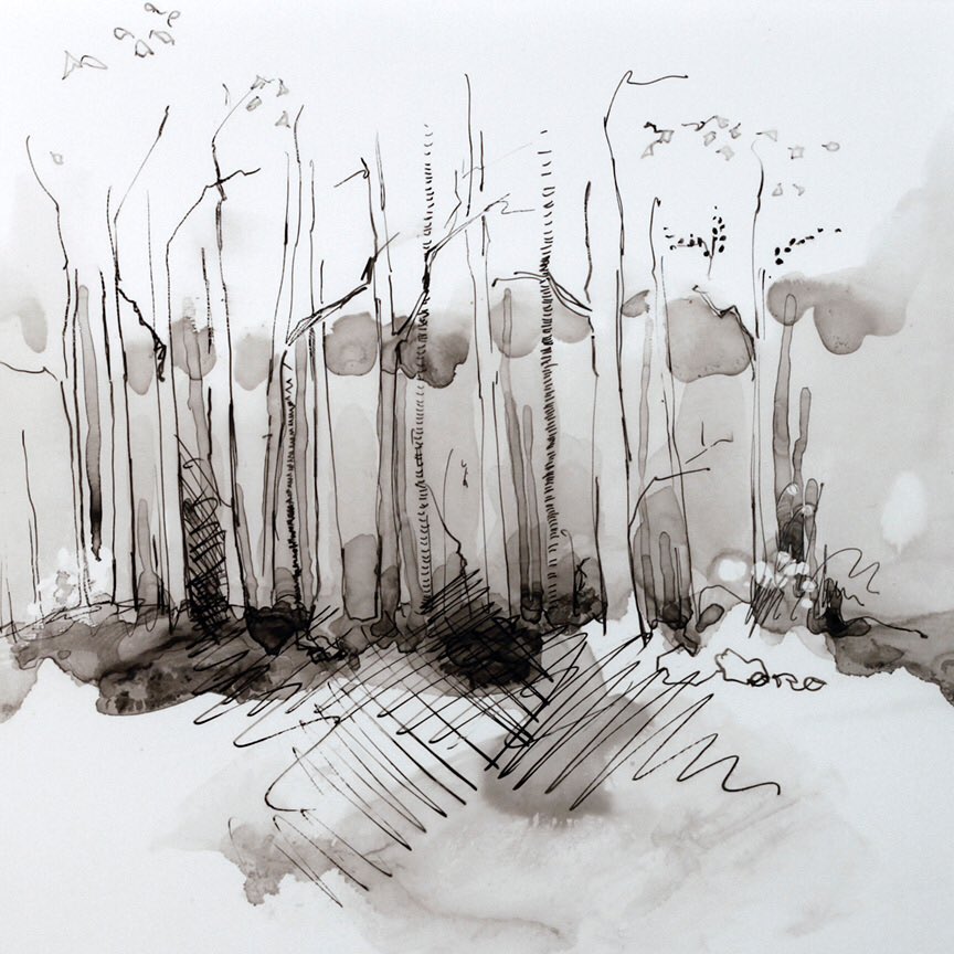 jasonmbentley's tweet photo. Hope you had a great weekend everyone!... Trees. 
.
#ink #tree #inktrees #specialproject #fineart #contemporaryart #contemporaryartists https://t.co/Ltds4Tbgh7