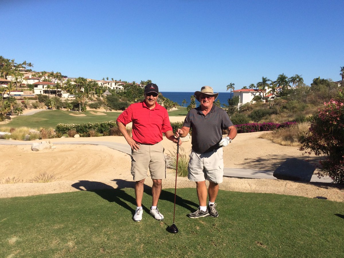 netphysics's tweet image. Ed &amp;amp; Pat at Palmilla, Cabo San Lucas.