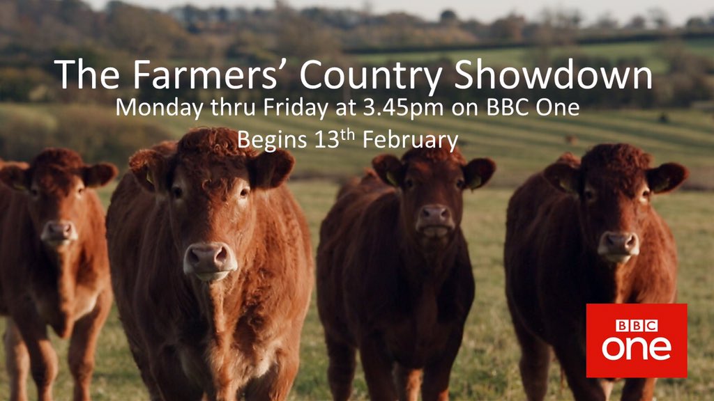 Today is the day! <a href="/BBCOne/">BBC One</a> 3.45pm 
The Farmers Country Showdown
Dairy cattle compete for top prizes <a href="/edenbridgeshow/">Edenbridge & Oxted Agricultural Show 🌾</a>