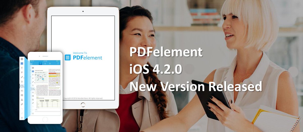 PDFelement's tweet image. Better PDF editing and annotating experience in PDFelement version iOS 4.2.0. Try now: apple.co/2iy4PPQ #PDF #iOS #Annotator