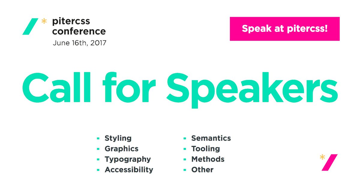 pitercss_conf's tweet photo. And weβre back with some great news! Remember? Saint-P, summer, CSS on June 16th. Call for speakers is now opened: https://t.co/N1NOWbSfxg https://t.co/EPBNqRtGpR