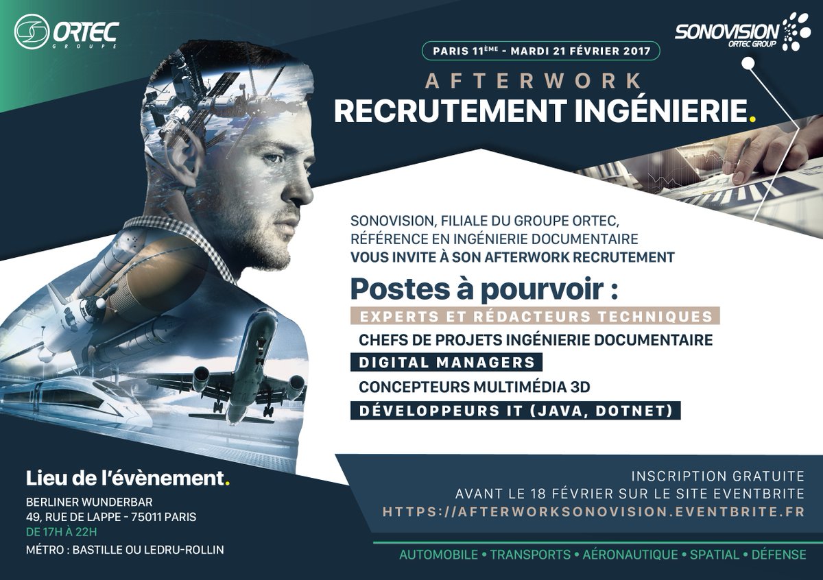 MERHEB_RecOrtec's tweet photo. #recrutement #afterwork #ingenierie #ortec #ortecrecrute #sonovision #ortecengineering #iledefrance https://t.co/cprSpK2jmN
