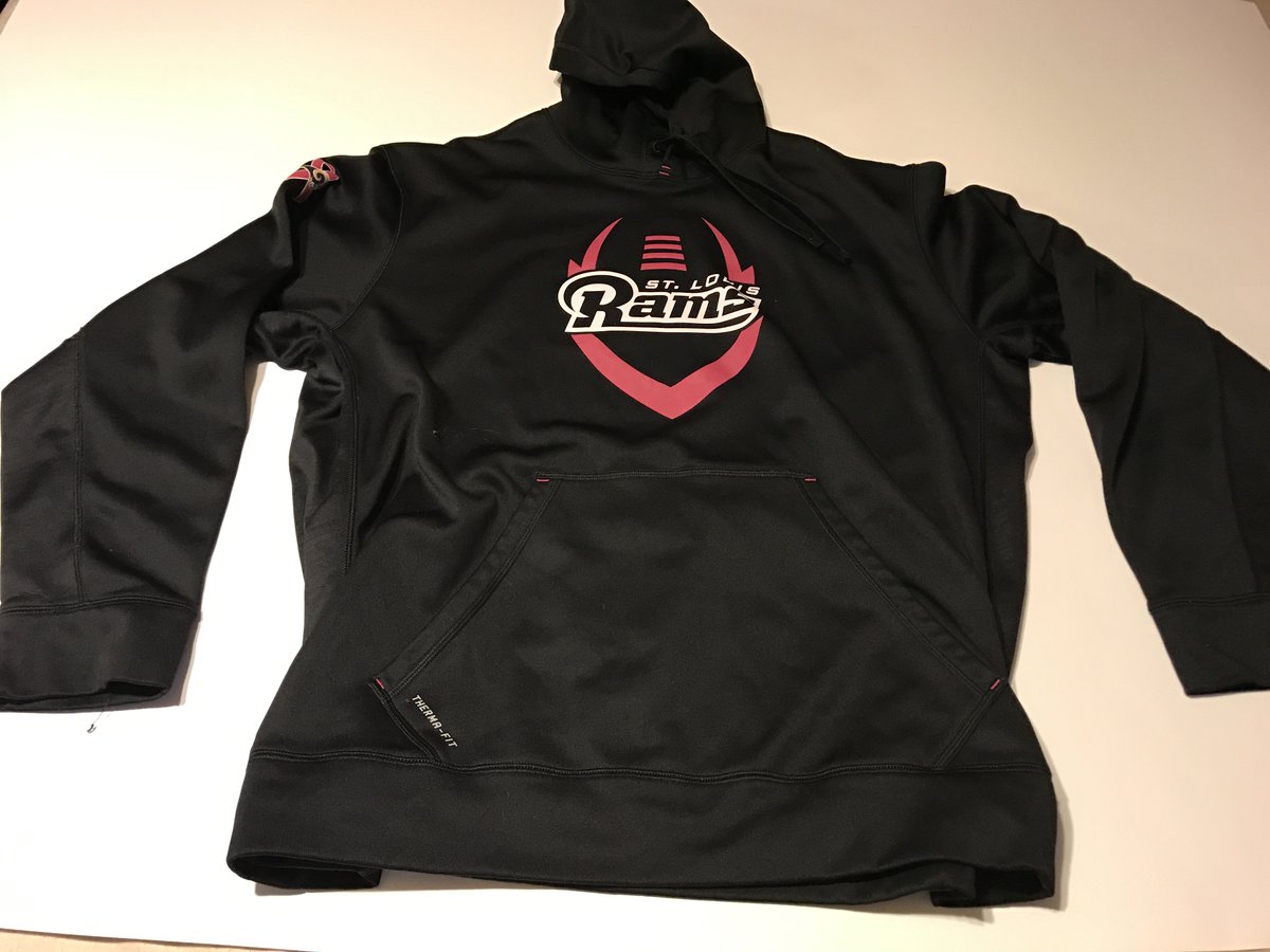 thrift_heat's tweet image. St.louis ram breast cancer awareness hoodie
Size: xxl 
Will be on website soon 
Visit thriftheat.bigcartel.com