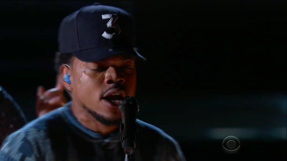 JarettSays's tweet photo. Chance is so damn exceptional #GRAMMYs https://t.co/8iABSPSXhD