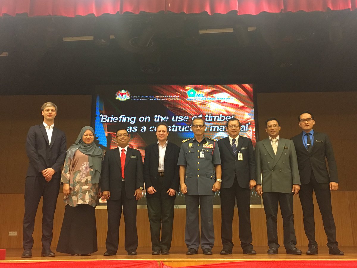 MTC_twt's tweet photo. Briefing of The Use of Timber As a Construction Material with speakers from #Arup and #dRMM at @kpkt_gov this morning #buildwithtimber https://t.co/L0VuyEsFLI