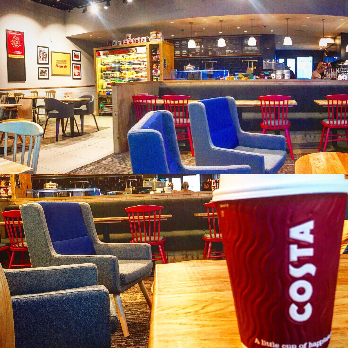 Quick cafe <a href="/CostaCoffee/">Costa Coffee</a> #morningmotivation #MondayMorning