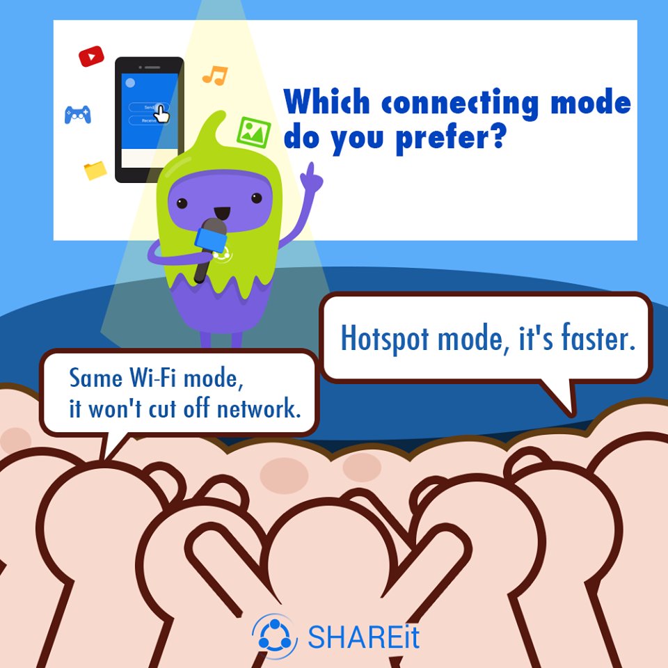 SHAREit_India's tweet photo. #SHAREfeatures
Two types of mode bring you different experience.๐ https://t.co/VxwM56I3II