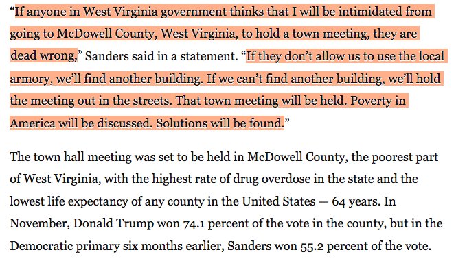 Bernie isn't going to let WV officials have their way🔥—as they've just cancelled an event that was planned for weeks washingtonpost.com/news/powerpost…