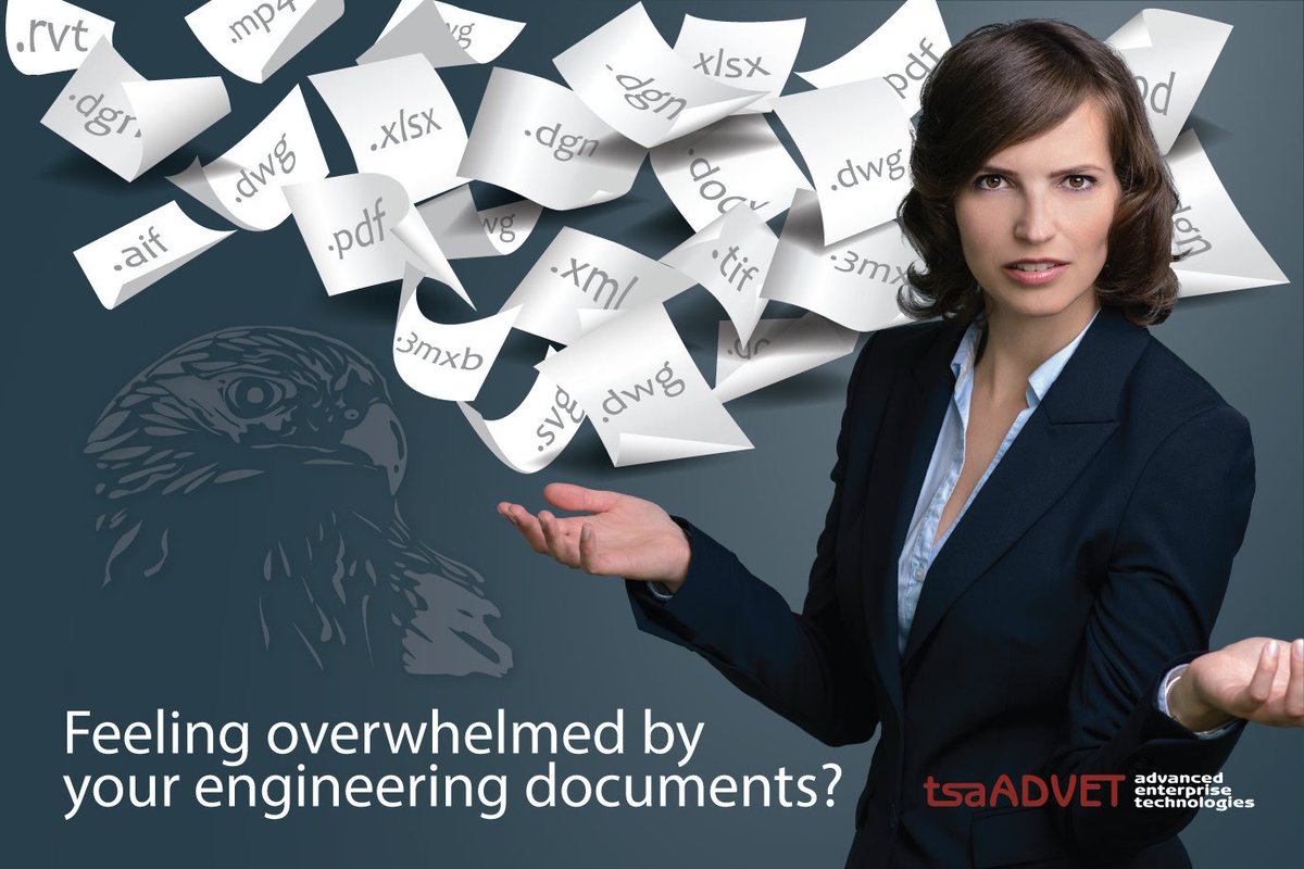 tsaADVET's tweet photo. Feeling overwhelmed by YOUR engineering documents - contact  @tsaADVET to discuss solutions. #FalconDMS  (https://t.co/oztByL5M12) https://t.co/2qRTZFvqJ4
