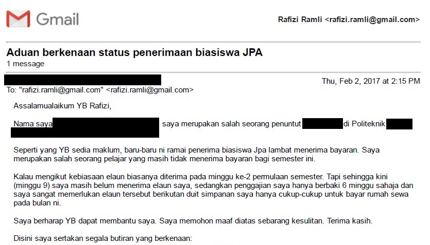 Senarai Surat Makluman Jpa 2019