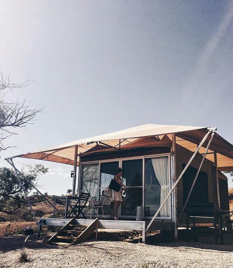 We love this photo taken by Ally, founder of Substance who stayed at Sierra Escape​ in their new #EcoTent over the weekend! #Glamping