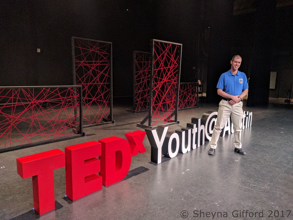 A couple of photos from <a href="/TEDxYouthAustin/">TEDxYouth@Austin</a>. I'll post the link to the replay once it's available. Thanks to <a href="/humansareawesme/">Sheyna Gifford, masked, vaccinated, doctoring</a> for the photos!