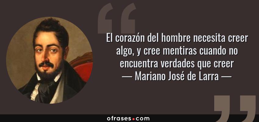 Tal día como hoy, año 1837, se suicidaba en Madrid, tras el abandono de su amante, el joven escritor romántico Mariano José de Larra.