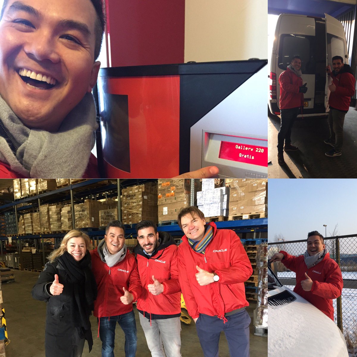 TonyReyner's tweet photo. #iamoracledigital team working @VoedselbankenNL supporting the #community #oracledigital #oracle 👍🏽@jjsloos @HKarakus129 https://t.co/m3jUGb2nso