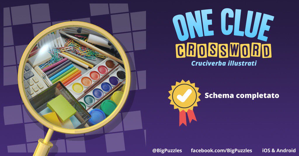Ho completato uno schema di One Clue Crossword. Gioca ora gratuitamente!
onecluecrossword.com #OneClueCrossword
