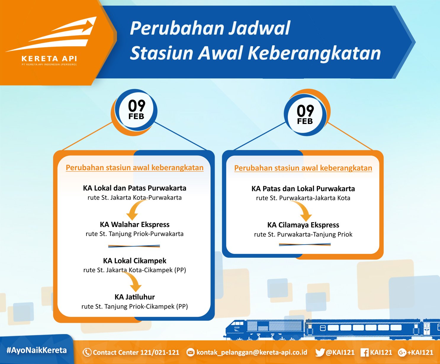 Kereta Api Indonesia On Twitter Sahabatkai Sejak 9