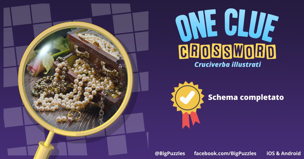 Ho completato uno schema di One Clue Crossword. Gioca ora gratuitamente!
onecluecrossword.com #OneClueCrossword