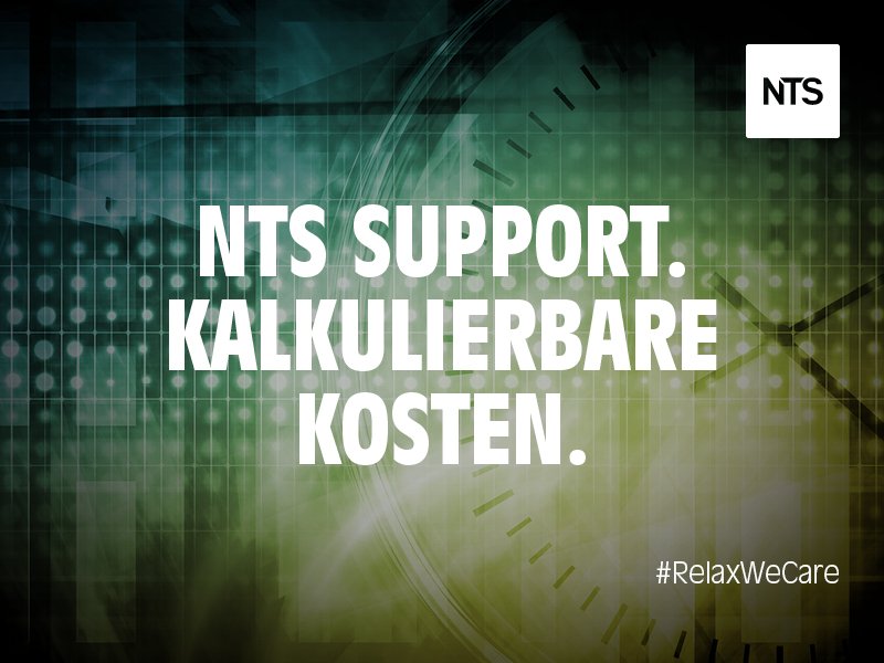 Kalkulierbare Kosten mit NTS #RelaxWeCare nts.eu/services/suppo…
