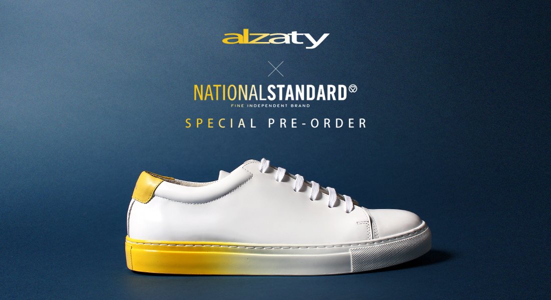 viamicus's tweet photo. 現在VIAMICUSにて予約販売中の新作商品をご紹介いたします。
・【NATIONAL STANDARD】 alzaty別注スニーカー
世界で賞賛される大ヒットスニーカーブランドとalzatyが手を結んだ最高傑作となっております。
https://t.co/YSkITPjtw1 https://t.co/VWXtPdKyCI
