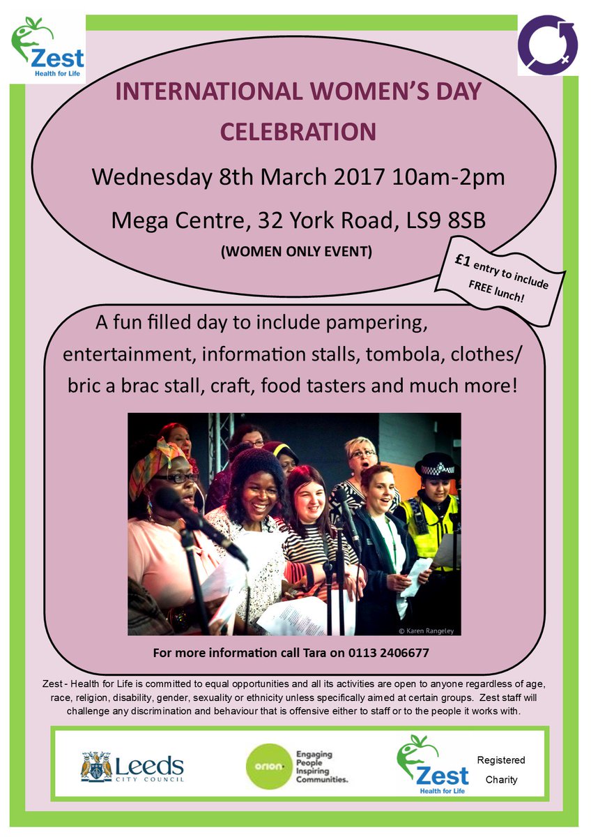 Fancy #volunteering at our International Womens Day event? Get in touch to discuss how you can help.