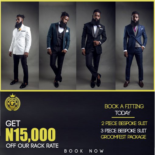 PromoHubNG's tweet photo. Save N15,000 or More Off Bespoke Suits From Rogue Clothing Co. Get This Incredible Offer @ https://t.co/HZf3xPc0cw https://t.co/CsX25l7zCR