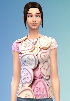 simshirts's tweet image. Here's another love themed shirts for valentines :) Get yours free here simshirts.space/valentine.html #thesims4 #ts4