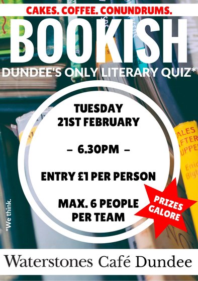 WstonesDundee's tweet photo. We're looking forward to the next Bookish Quiz! The two specialist rounds will be Spanish books and Jacqueline Wilson. Get studying! https://t.co/NndyHZH6au