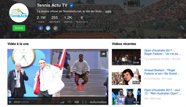 TennisFrancais's tweet photo. Média : Toutes vos vidéos Tennis sur Tennis Actu TV #OSDF17 #TennisActu #Tennis #ATP #Web #Vidéo #ATP https://t.co/p8XtqF2Z7u https://t.co/lkxkIuk9oa