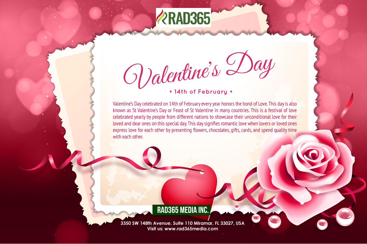 RAD365Media's tweet photo. #Valentine's Day is a time when people show feelings of love, affection and #friendship https://t.co/HSK7sTlSD0