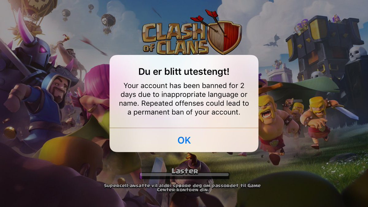 COClikeCOCaine's tweet photo. @ClashofClans are you serious right now? Holy some people can't take a joke I could've done the same thing to the other kid... Fuckin Christ https://t.co/MbudWr5y28