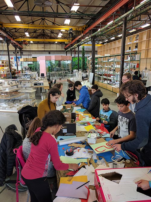 Here <a href="/111Amsterdam/">Workspace 1-1-1</a> the @WeekendschoolAN kids now have designed a community center  <a href="/noord_amsterdam/">Amsterdam Noord</a>
Teachers <a href="/joostkorver/">Joost Körver</a> &amp; <a href="/BLOC7architect/">BLOC7 architecten</a>