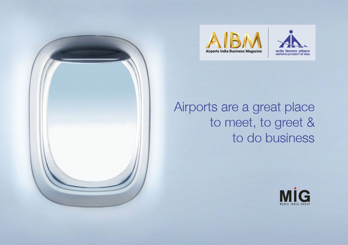 mediaindiagroup's tweet image. Launching #AIBM, a new literature for the ones who spend hours at the airports!!! Save the Date: February 16...