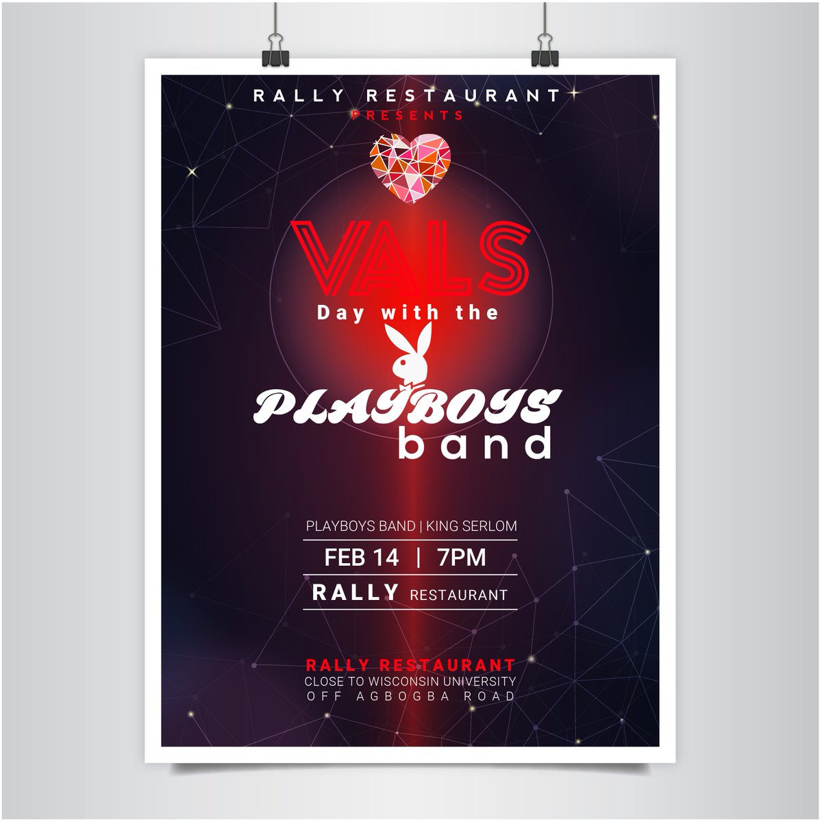 This is where you should be on Feb14. It's absolutely FREE!!!. <a href="/aduabalive/">A D U A B A</a> will be performing LIVe with the #PlayboysBand. cc <a href="/Okyeamekwame/">ARTIVIST</a>