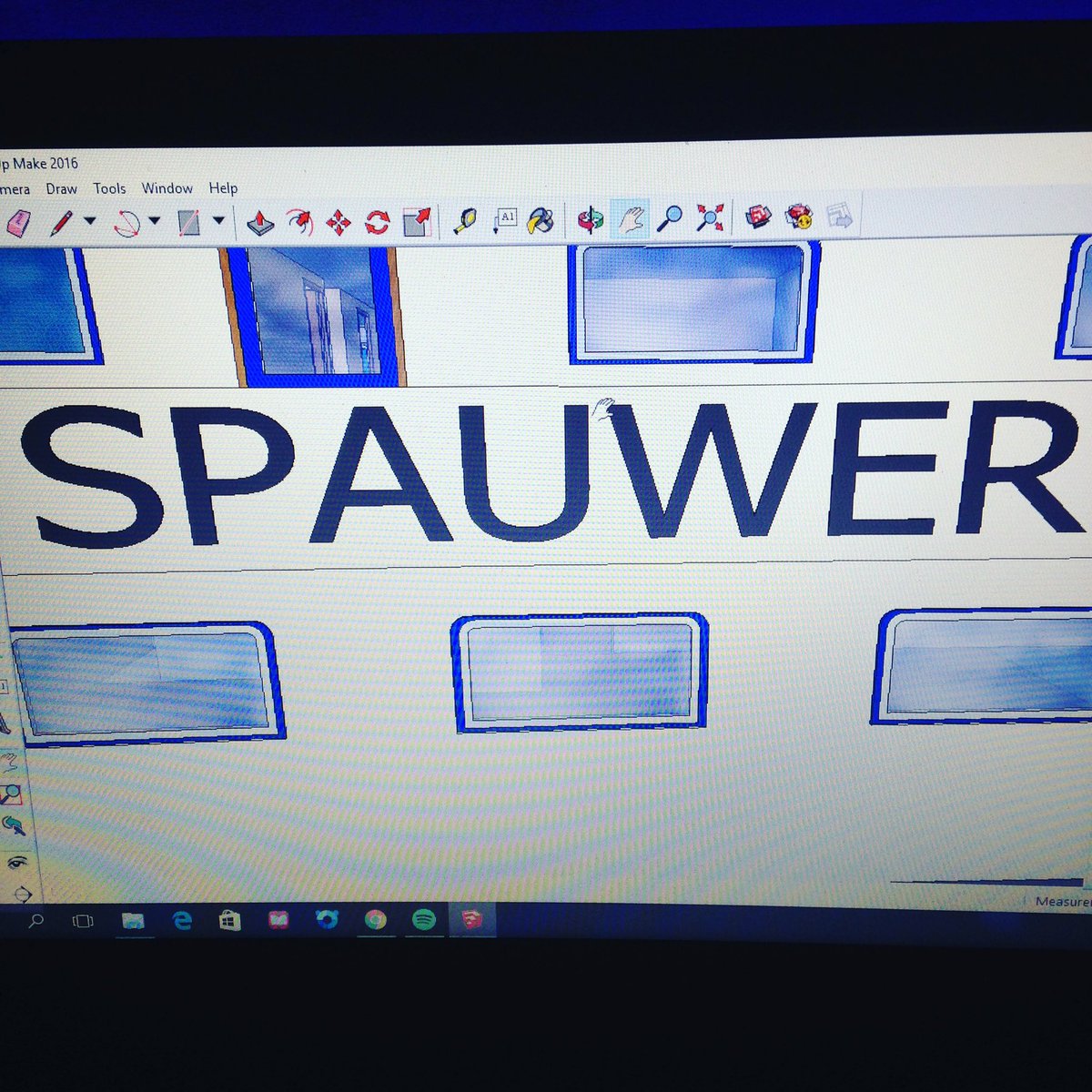 trompet00's tweet photo. Nieuw project #duwboot #sketchup https://t.co/cjQau2tafs