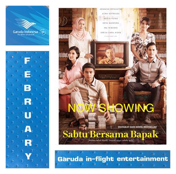 irawbw's tweet photo. Selama bulan Februari, penumpang Garuda Indonesia bisa nonton film bagus ini lho dlm perjalanan :) https://t.co/t2LhXFDVf6