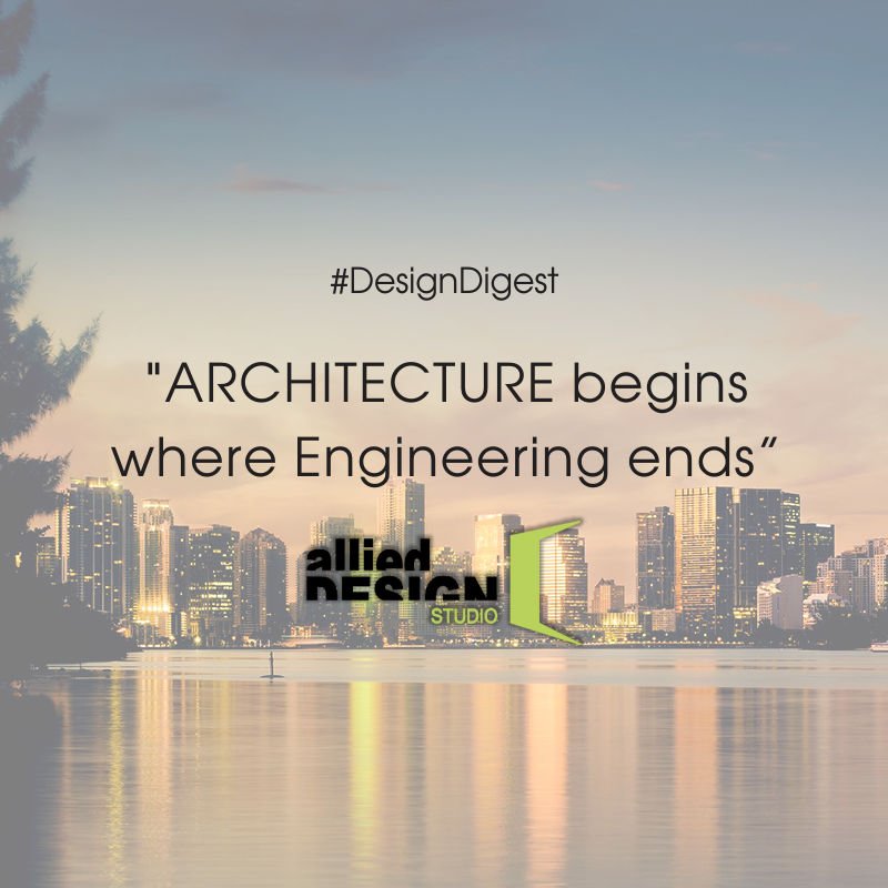 AlliedDesign's tweet image. #DesignDigest
"Architecture begins where Engineering ends"
#mondaymotiviation #quoteoftheday #quotestoliveby #architecture #Engineering