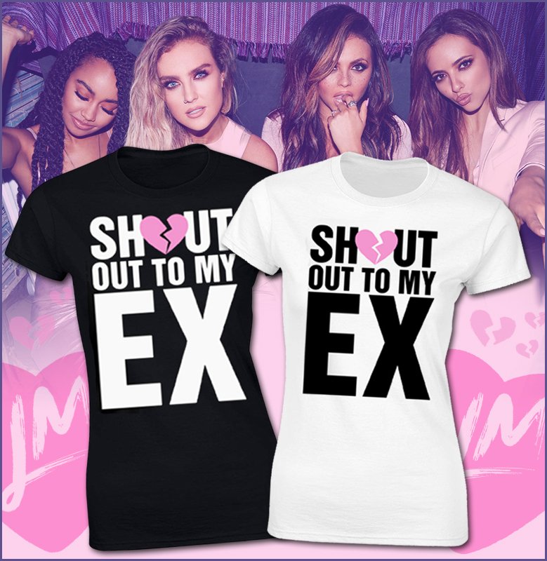 LittleMix's tweet photo. When the #ShoutOutToMyEx Valentines tees get added to the Little Mix store 😍 📣 https://t.co/LOrlymHJCJ 👀 LM HQ x https://t.co/P5Ka8YPgbS