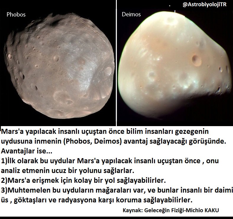 AstrobiyolojiTR's tweet photo. Mars gezegeninden önce güvenlik amacıyla ilk insanlı görev uydularına yapılabilir 
#astrobiyoloji #mars #bilim #Uzay #pazartesi https://t.co/Twm6PK1KBk