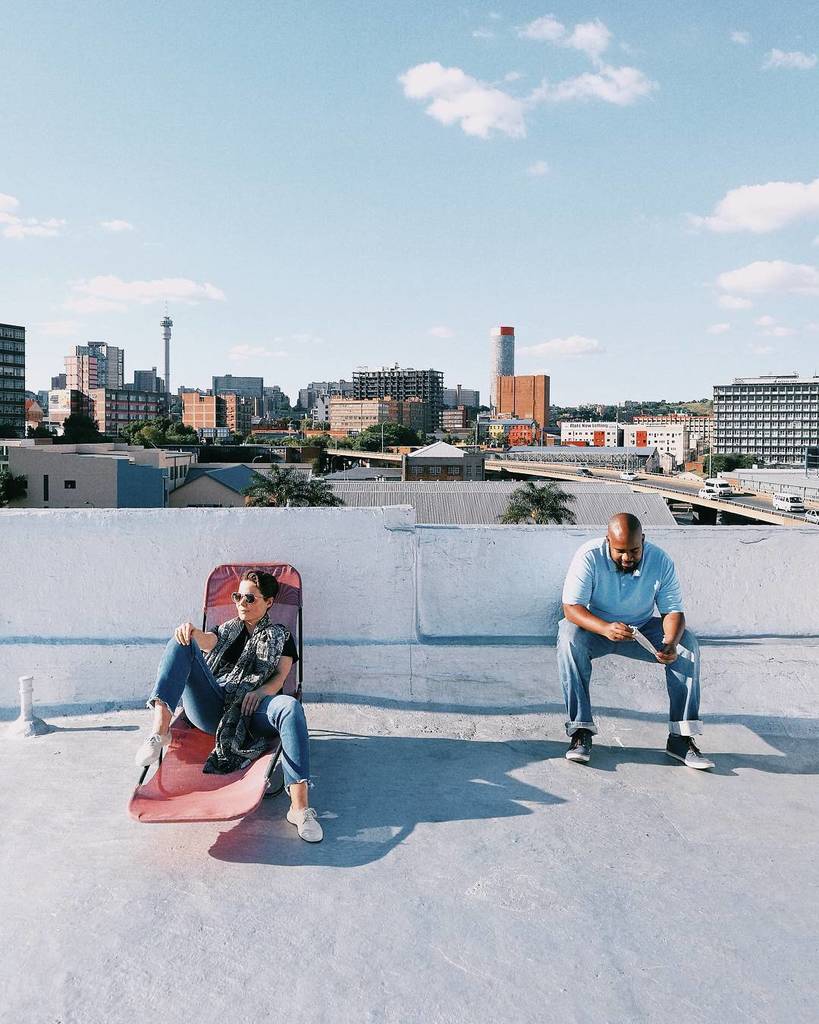 truthslinger's tweet image. Finally made it to Johannesburg and have received an awesome welcome from Jozi.

On the rooftops with @choolips &amp;amp; @…