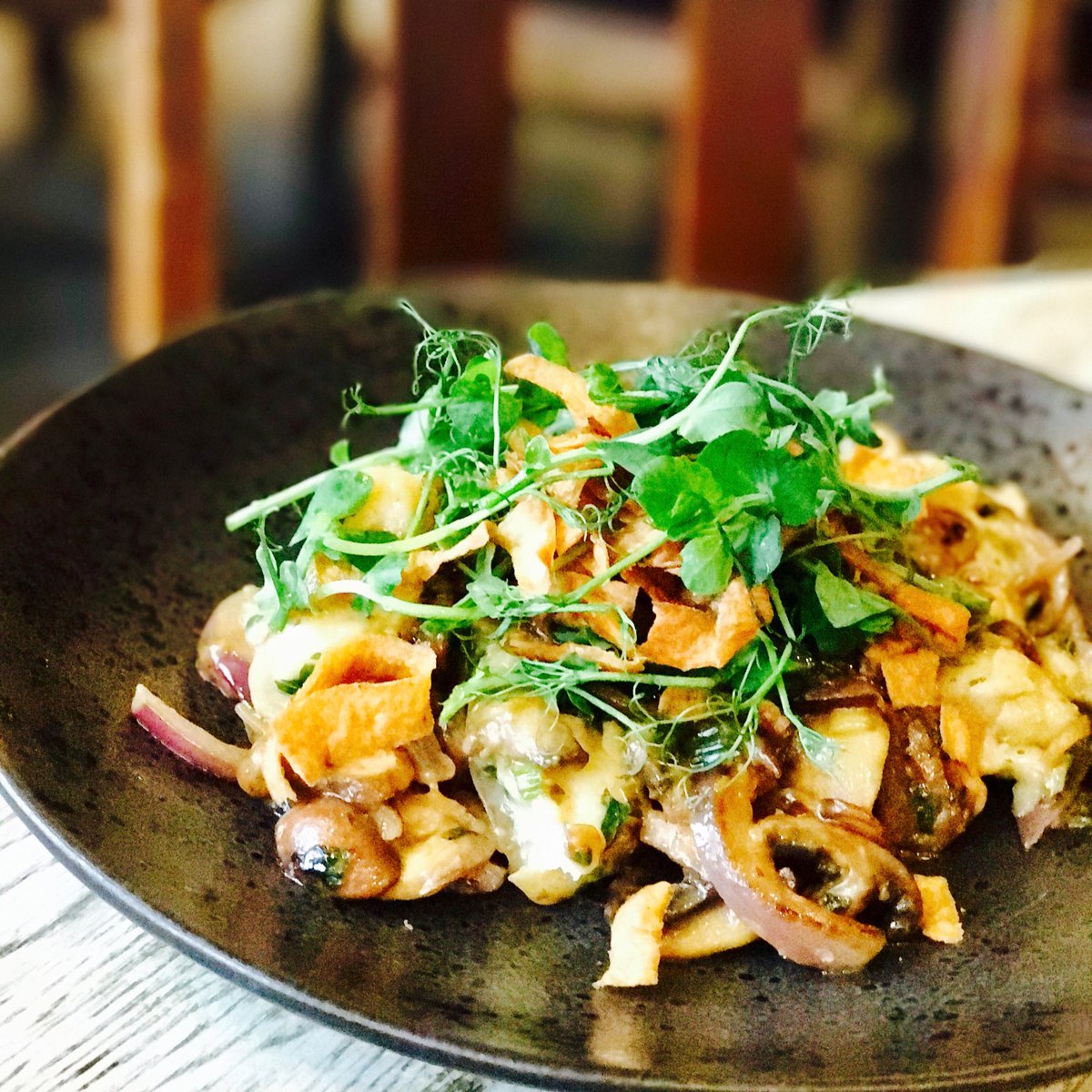 orangetreenotts's tweet image. New Menu Launch today and our Wild Mushroom Gnocchi is on point #orangetree #nottingham #newmenu #food #foodmenu #wildmushroom #gnocchi